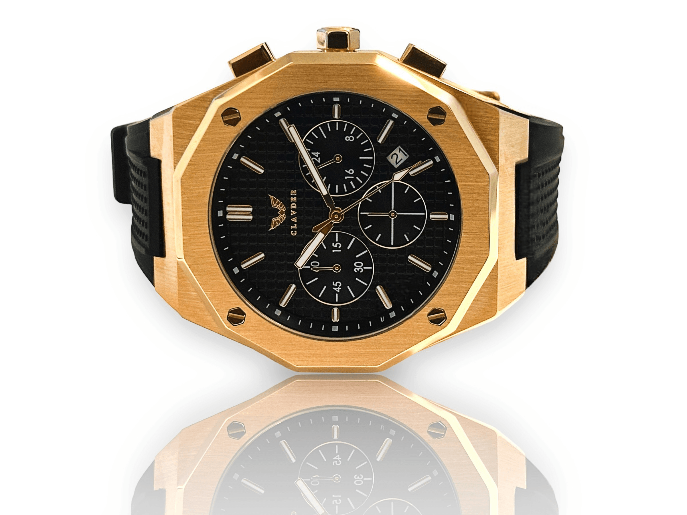 SUBLIME CHRONOS ROSE GOLD TONE – CLAVDER